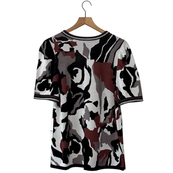 Chico's Marrakesh Leaf Jaquard Pullover Sweater NWT - Picture 5 of 8